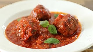 Meatballs in Tomato Sauce Recipe [upl. by Yznyl667]