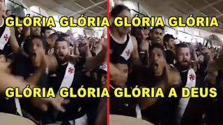 Torcida do Vasco cantando 7 Glórias A Deus com Cabo Daciolo [upl. by Tomkiel]