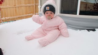 BABYS FIRST SNOW [upl. by Kenon]