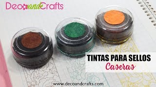 Tintas para sellos caseras  DecoAndCrafts [upl. by Herrah]