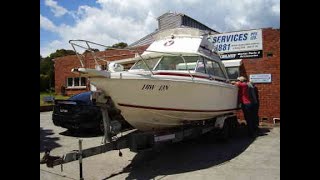 Project Boat  Converting a stern drive to podded outboard Pt 1 [upl. by Ondrea747]