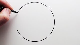 How to Draw a Perfect Circle Freehand Narrated Step by Step [upl. by Ahsauqal]