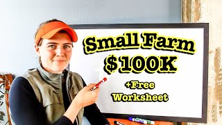 100K SMALL FARM BUSINESS PLAN [upl. by Gayn]