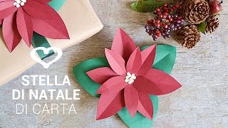 Tutorial Come realizzare una stella di natale con la carta  La Figurina [upl. by Aital274]