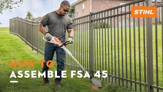 How to Assemble FSA 45  STIHL Tutorial [upl. by Sollars]