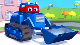 Carl the Super Truck and the Bulldozer in Car City  Trucks cartoons for kids 🚚 [upl. by Blum359]