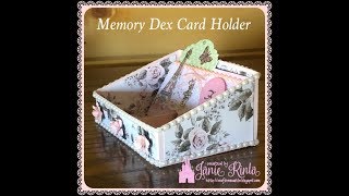 DIY Memory Dex  Rolodex Card Holder Tutorial [upl. by Nerral]