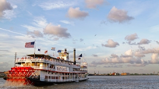 Evening Cruise on the Steamboat Natchez in New Orleans Louisiana [upl. by Schroder]