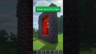 Minecraft Immersive Portals Mod [upl. by Victoria]