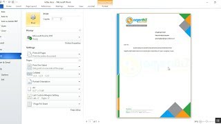 how to write or print on letterhead [upl. by Ahsenik638]