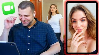 Flirting on Video Call PRANK She Caught Me [upl. by Bentlee]