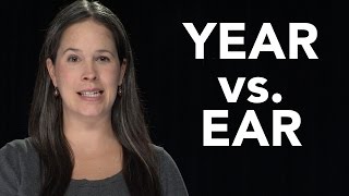 YEAR vs EAR  American English Pronunciation EAR vs HEAR [upl. by Alegnaed855]