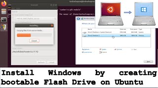 Remove Ubuntu and Install Windows using Flash Drive [upl. by Abel]