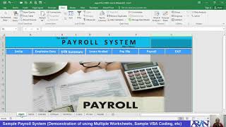 MS Excel  Designing a Payroll System Part 1 [upl. by Ahsilef]