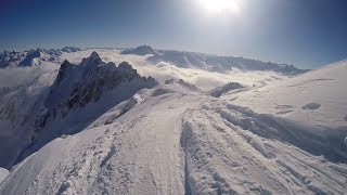 Skiing Valluga 2 West Face in St Anton am Arlberg [upl. by Gnod]