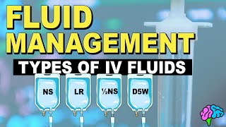 Types of IV Fluid  Fluid Management [upl. by Annauqaj75]