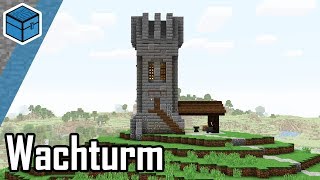 Minecraft Turm bauen  Minecraft Wachturm bauen deutsch [upl. by Hsatan]