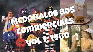 80s McDonalds Commercials  vol 1 [upl. by Ginnie]