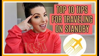 TOP 10 TIPS FOR FLYING STANDBY  From A Flight Attendant [upl. by Otiragram]