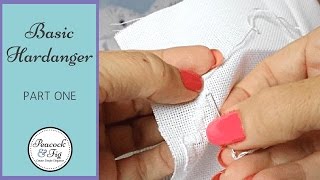 How to do basic hardanger embroidery part 1  experimenting with hardanger [upl. by Cordova958]