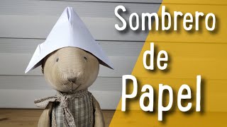 COMO HACER UN SOMBRERO DE PAPEL [upl. by Elkin]