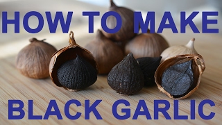 HOW TO MAKE BLACK GARLIC [upl. by Nwahsal]