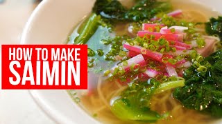 How to Make Hawaiian Saimin Recipe [upl. by Drexler]