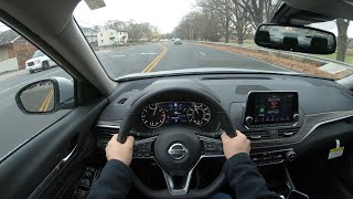 2021 NISSAN ALTIMA POV Test Drive and Impressions in 4K [upl. by Geoff714]