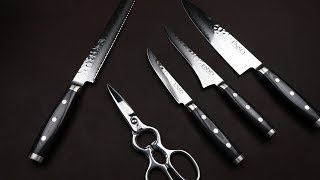 Enso Japanese Knives  HD Series Knife Set Overview [upl. by Annawd424]