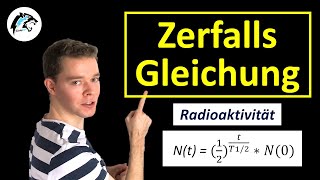 ZERFALLSGLEICHUNG Radioaktiver Zerfall  Aufgaben  Physik Tutorial [upl. by Revart444]