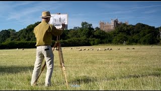 Belvoir Castle through an artists eyes  Heritage artist UK history tour with John Bangay [upl. by Pancho341]