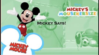 Mickey Says  Mickey Mousekersize  The Mickey Mouse Channel [upl. by Niwdla]