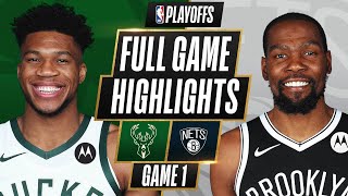 3 BUCKS at 2 NETS  FULL GAME HIGHLIGHTS  June 5 2021 [upl. by Florina]