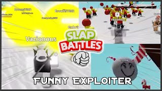 A Funny Exploiter in Slap Battles  Roblox [upl. by Kate]