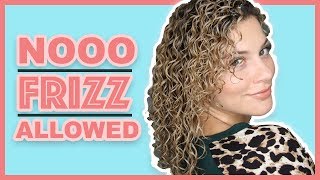 BEST HUMIDITY PROOF CURLY HAIR STYLING TECHNIQUE [upl. by Ahsel872]