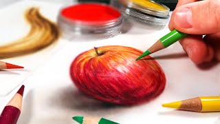 How to SPEED UP your Colored Pencil Drawings [upl. by Godard153]