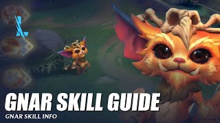 Gnar Skill Details  Wild Rift [upl. by Neetsuj528]