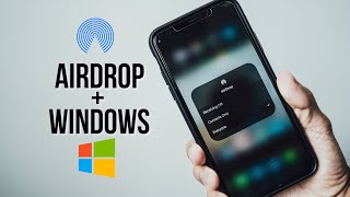 AIRDROP FOR WINDOWS PC HOW TO TRANSFER FILES FROM PC TO IPHONE WIRELESSLY [upl. by Magdalene]