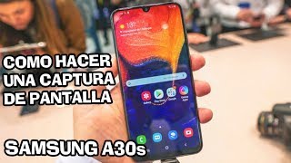 SAMSUNG A30s 👍Cómo Hacer una Captura Screenshot FÁCIL 📲 OrientadorMovil [upl. by Peyter48]