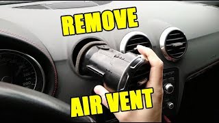 How to Remove Air Vent in Audi TT Mk2 [upl. by Eniksre]