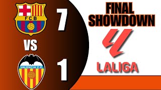 BARCELONA FC VS VALENCIA CF  LA LIGA  2025 [upl. by Kedezihclem374]