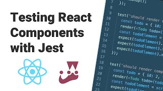 React Testing Tutorial Jest  React Testing Library [upl. by Cherilynn]