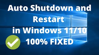 How To Fix Auto ShutdownRestart Problem On Windows 1110 In 2024 [upl. by Lanita846]