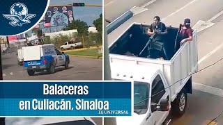 Reportan balaceras en distintos puntos de Culiacán Sinaloa [upl. by Faxen]