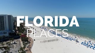 10 Best Places to Visit in Florida  Travel Video [upl. by Nitsew]