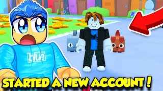 I Started A BRAND NEW Account In Pet Simulator 99 [upl. by Orme814]