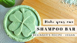 Make your own Shampoo Bar  Beginners Recipe [upl. by Lessirg]