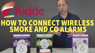 How To Connect Wireless SmokeCO Alarms  Kidde Wireless [upl. by Iroj]