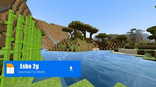 ESBE 2G Shaders  Best Shader For Minecraft Bedrock  Mcpe 117 For Low End Devices [upl. by Edmondo]