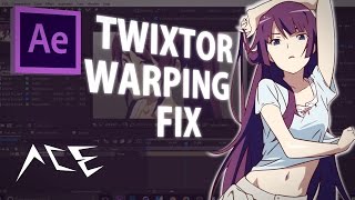 After Effects AMV Tutorial  Twixtor Warping Fix [upl. by Haorbed]